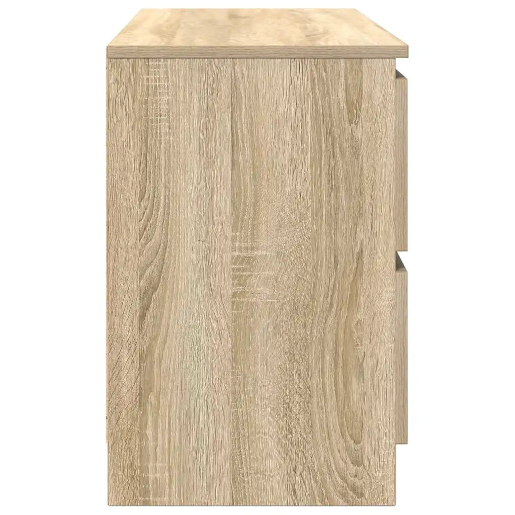 Mobile Porta TV Rovere Sonoma 100x35x54 cm in Legno Multistrato 861798