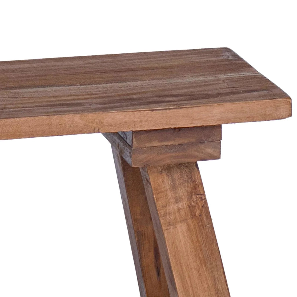 panchina Naturale 50,5 x 25 x 47,5 cm Legno massello di mogano 42012394