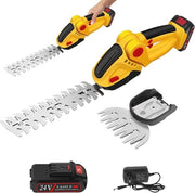 Taglierino elettrico da giardino 2 in 1 con lama da potatura