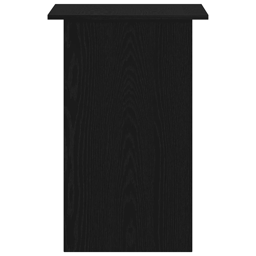 Scrivania Rovere Nero 90x50x74 cm in Legno Multistrato 862476