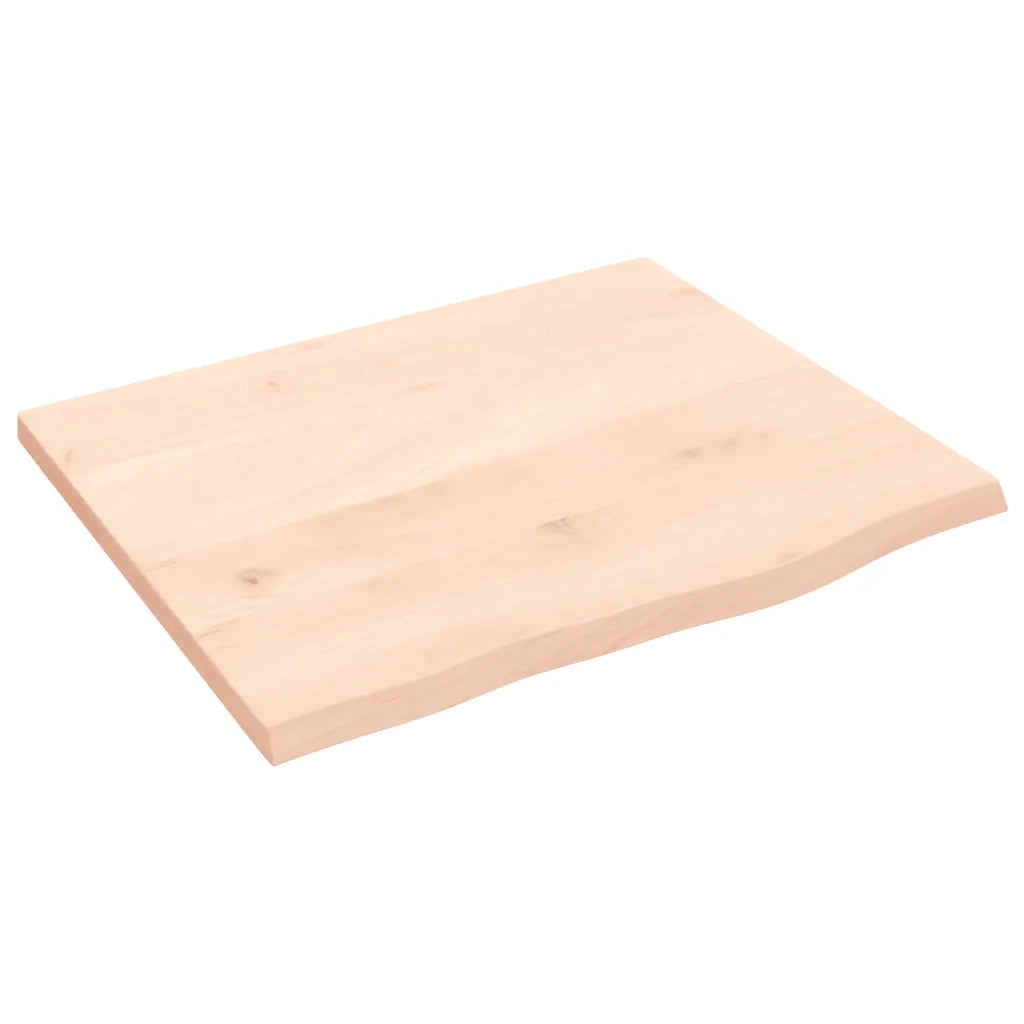 Mensole Parete | Scaffale a Parete | Ripiano a Parete 60x50x2 cm Legno Massello Rovere Non Trattato