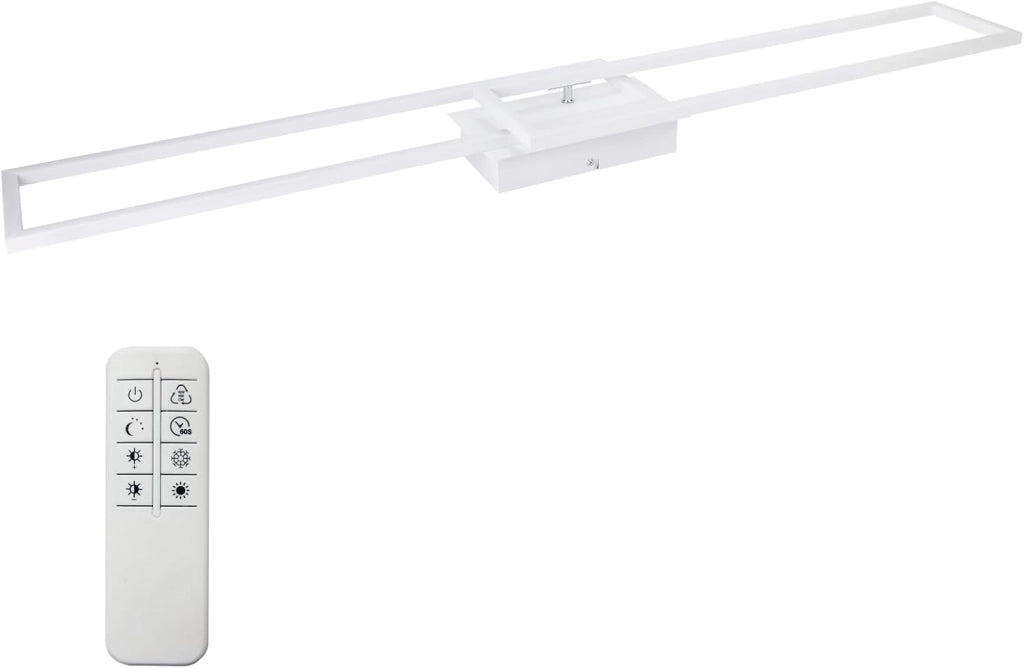 ZMH Lampada da soffitto plafoniera LED dimmerabile 36W moderna con telecomando per soggiorno