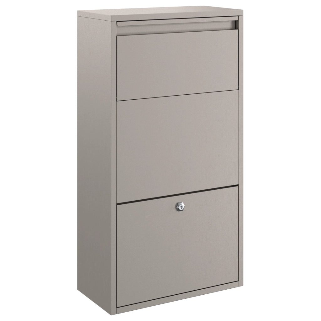 Cassetta Postale per Pacchi 44x22x82 cm Acciaio inossidabile