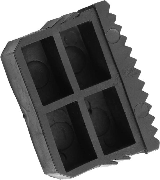 Piedini Antiscivolo in Gomma per Scalo - Set da 2 Pezzi - Nero - Calzini per Piedi con Presa Antiscivolo