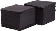Serviette cocktail 20 x 20 2-strati 1/4 pieghevole 100 serviette nera - Serviette per feste e eventi serviette di carta