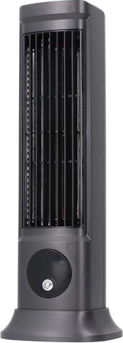 Ventilatore da Tavolo Oscillante Quiet Pro - 10 Pollici Compatto con 3 Velocità Regolabili - Piccola Box senza Assi per Camera da Letto Ufficio Nero