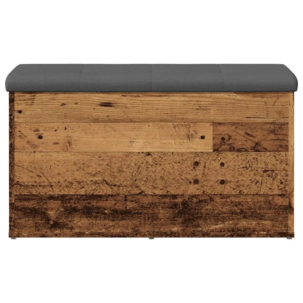 Panca Portaoggetti Legno Antico 82x42x45 cm Legno Multistrato 857617
