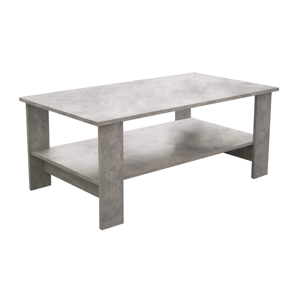 Tavolino da Salotto con ripiano Moderno in Legno Composito 100x40 - JONNY
