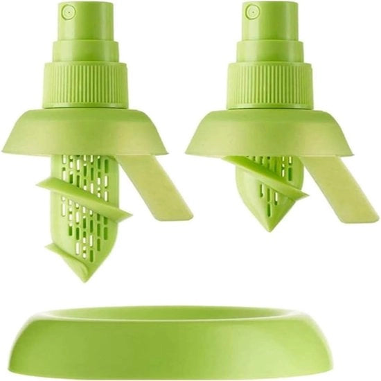 Strumento per la spremitura manuale di agrumi - sistema di spruzzo - anello in silicone - aspiratore di succo - facile da utilizzare