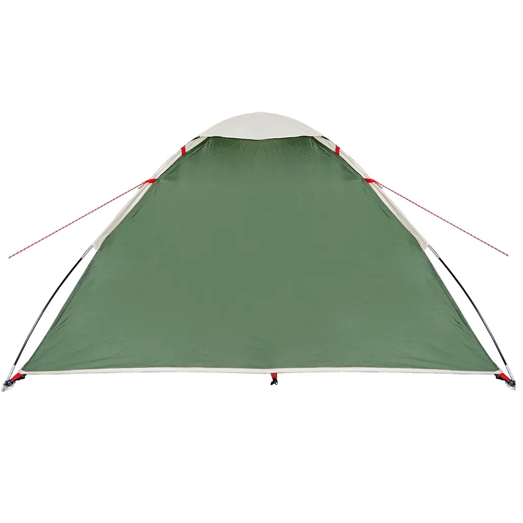 Tenda da Campeggio a Cupola per 4 Persone Verde Impermeabile