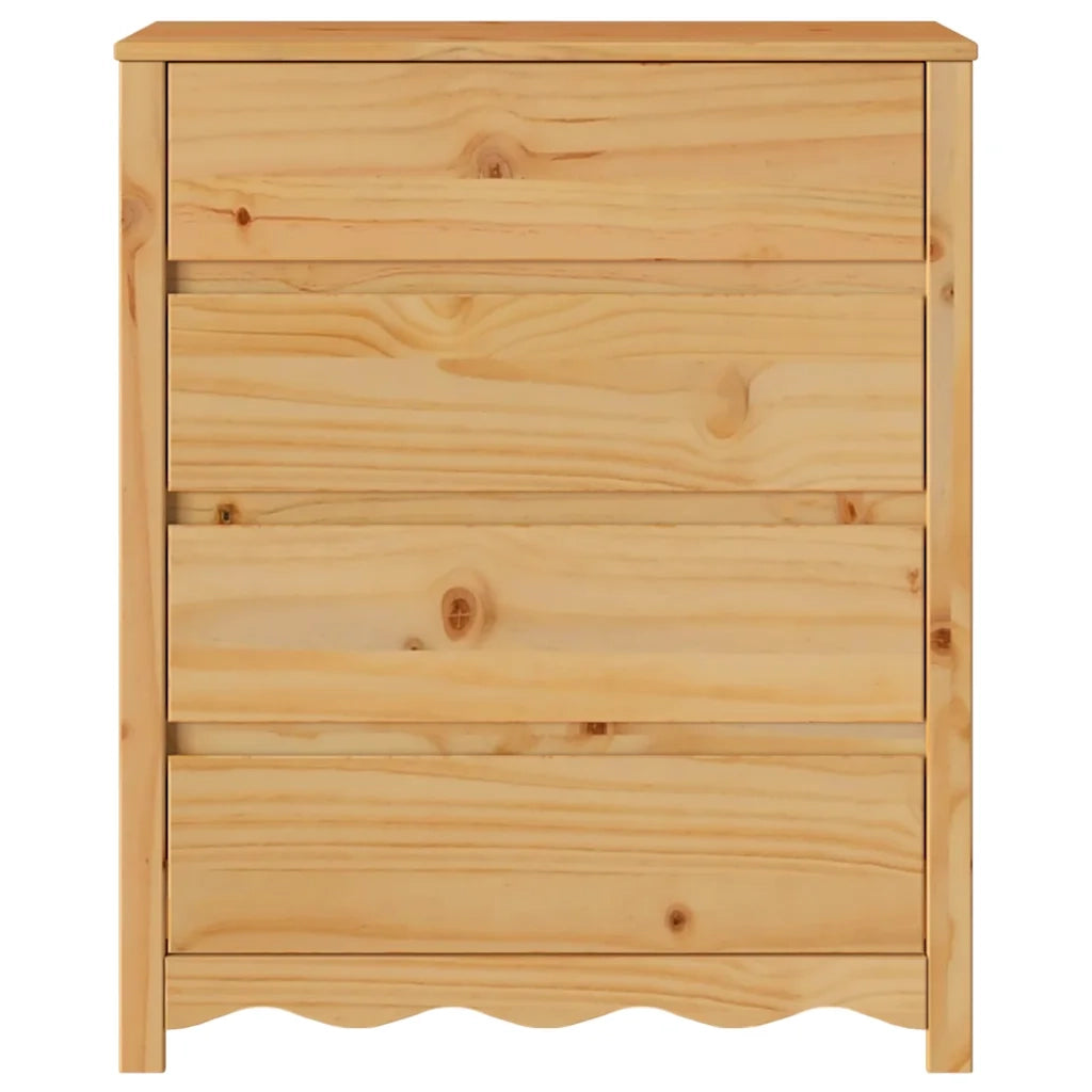 Cassettiera con cassetto Drammen Rovere 76,5 x 40 x 91 cm 42003052