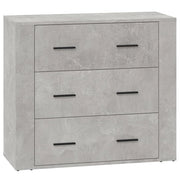 Buffet credenza cassettiera armadio mobile contenitore organizer per cucina soggiorno salotto 80 x 33 x 70 cm legno ingegnerizzato grigio 02_0032102