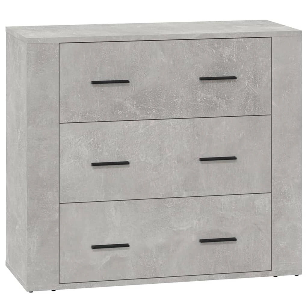 Buffet credenza cassettiera armadio mobile contenitore organizer per cucina soggiorno salotto 80 x 33 x 70 cm legno ingegnerizzato grigio 02_0032102