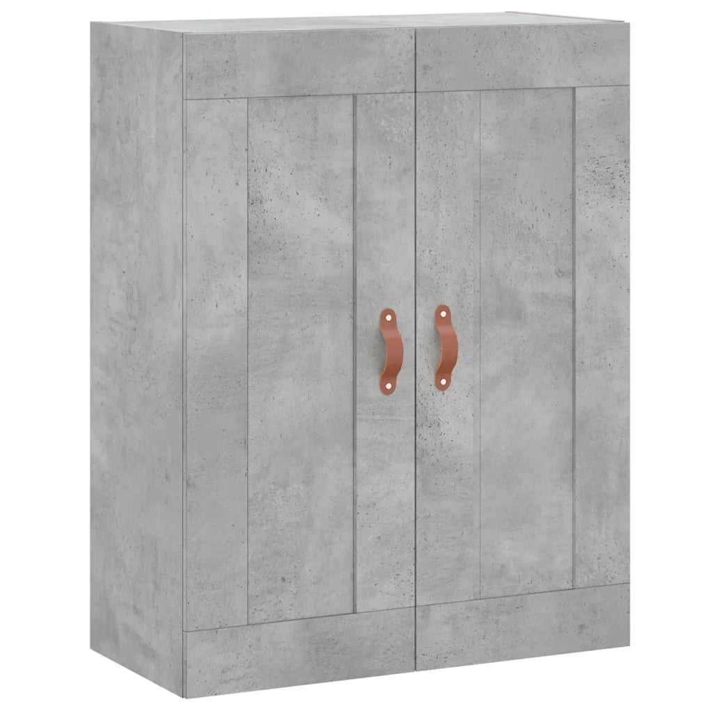 Credenza Grigio Cemento 69,5x34x180 cm in Legno Multistrato 3199533