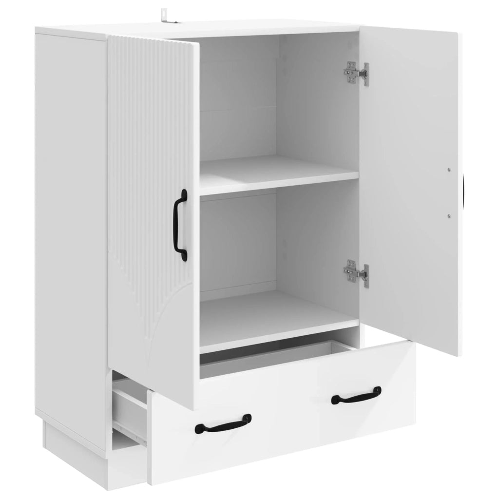 Credenza Bianco 66 x 34,5 x 92 cm Legno ingegnerizzato 895355