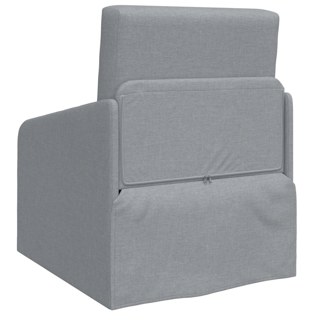 Divano letto | Sof¨¤ letto | Letto singolo Grigio chiaro 65 x 80 x 83 cm Tessuto