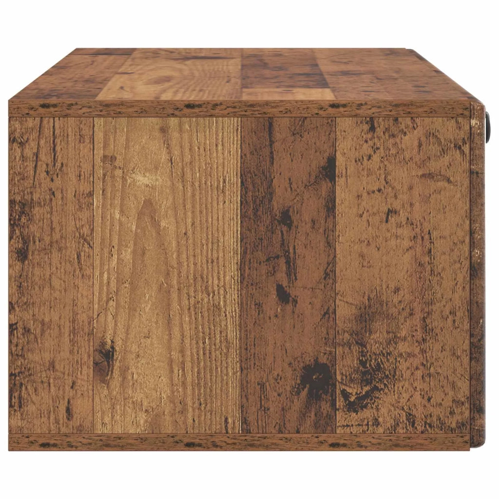 Mobile Porta TV da Muro 98 x 41 x 30 cm Legno antico 899213