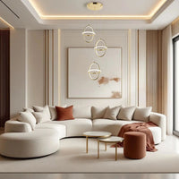 Lampada A Sospensione Led G064-3cpr Gold