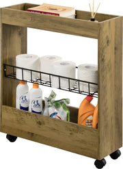 Carrello da cucina - Servizio - 3 gambe - Legno - 20x70x60 cm