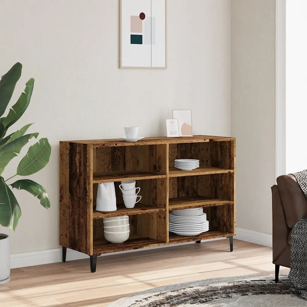 Credenza Legno Antico 103,5x35x70 cm in Truciolato