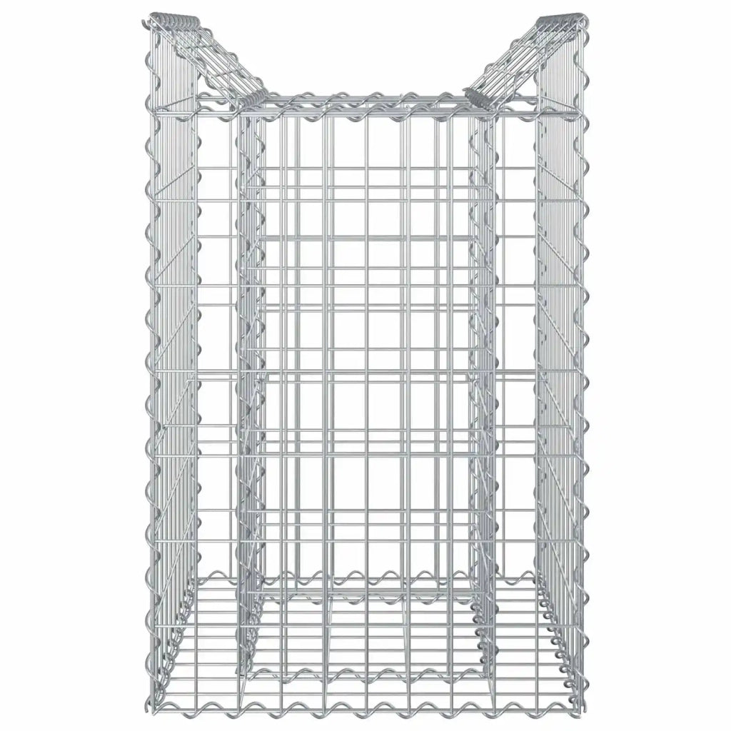 Letto rialzato in gabbione Argento CFW2170981