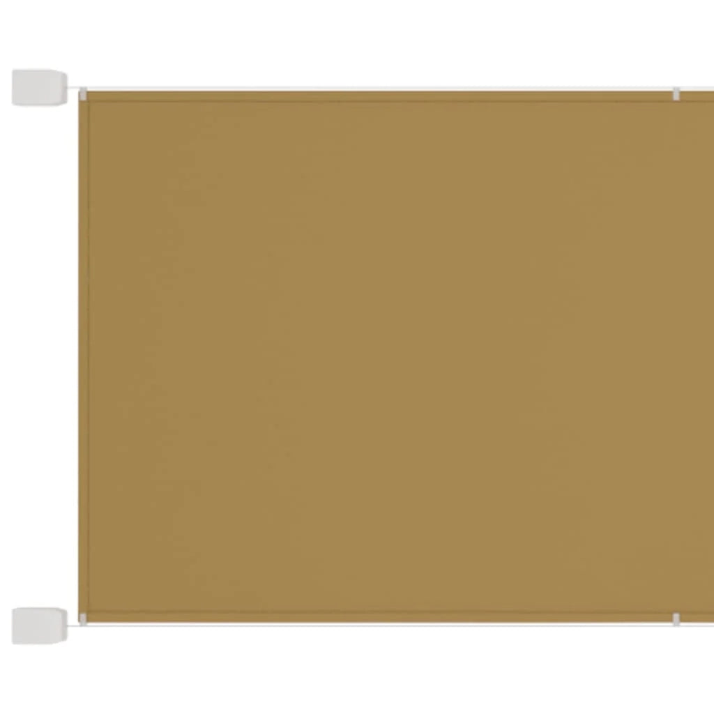 Tenda da sole verticale beige 60x1200 cm tessuto oxford 02_0007547