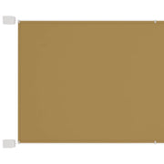 Tenda da sole verticale beige 60x1200 cm tessuto oxford 02_0007547