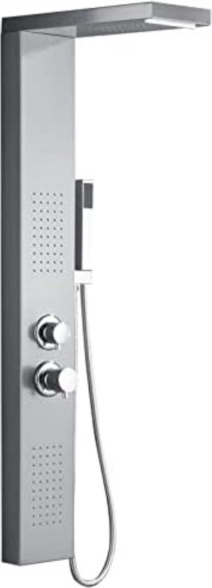 Pannello Doccia con Maniglia Regolabile 

Modello: 12345
Materiali: Acciaio inox
Caratteristiche: 
- Maniglia regolabile in acciaio inox
- Regolazione della temperatura
- Dimensioni: 20 x 10 cm
- Colore: Zaffiro