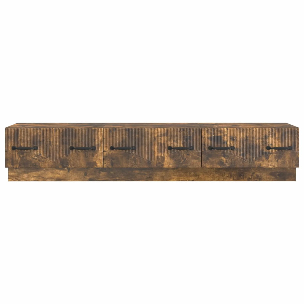 Mobile TV Rovere Fumo 147 x 34,5 x 27 cm Legno ingegnerizzato 895400