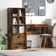 Scrivania con storage rovere affumicato legno ingegnerizzato