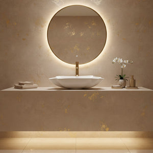 Lavabo Da Appoggio Rea Infinity + Tappo Click-clack