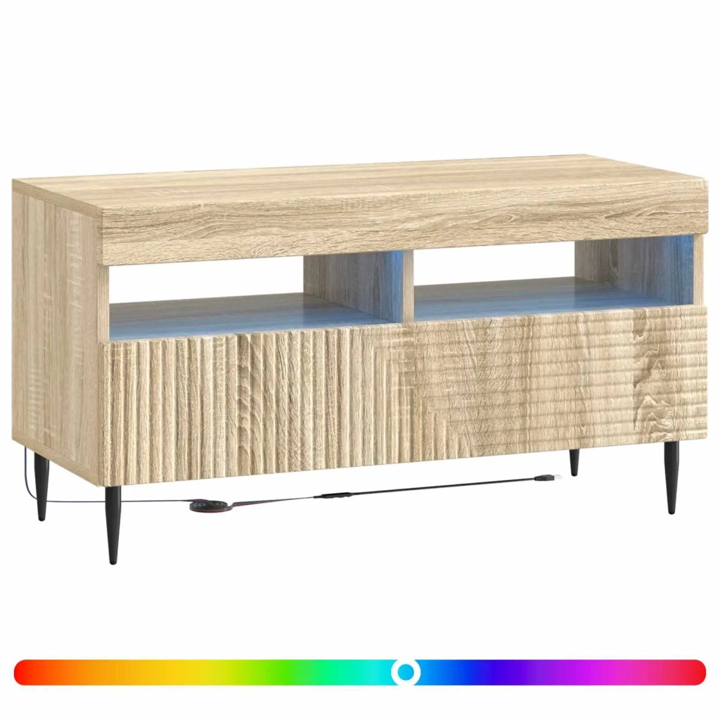 Mobile TV LED Rovere Sonoma Legno ingegnerizzato 896997
