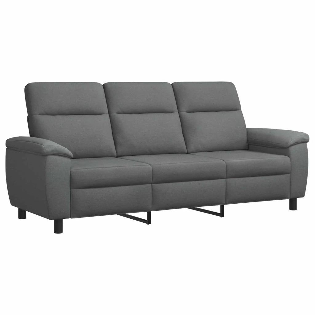 Set di divani 2 pcs Grigio Scuro Tessuto 3430713