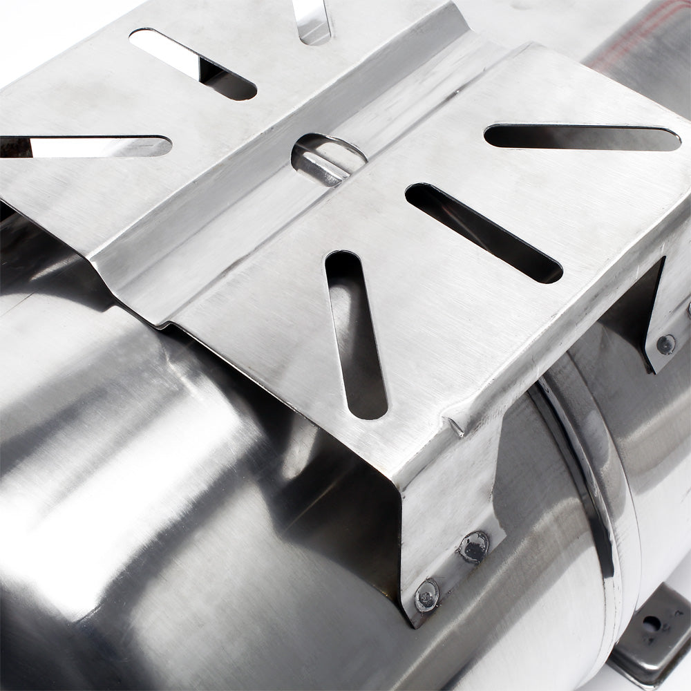 Vaso di espansione 100 l orizzontale acciaio inox per impianti idrici, sistemi autoclave, membrana EPDM