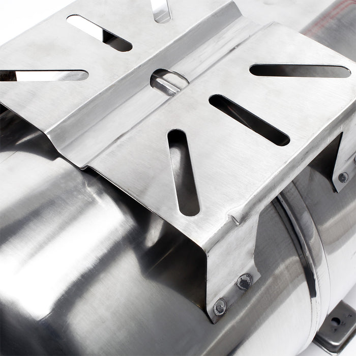 Vaso di espansione 100 l orizzontale acciaio inox per impianti idrici, sistemi autoclave, membrana EPDM