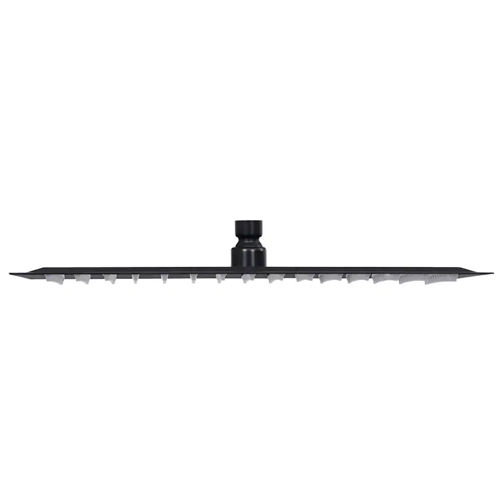 Testa Doccia a Pioggia in Acciaio Inox 40x40 cm Quadrata Nera CFW4923268