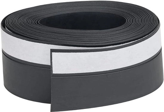 Striscia di gomma per serramenti - Nero - 5 m - Striscia di gomma per serramenti - Efficace contro le correnti d'aria