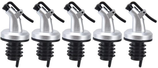 Dispensatori per oli e aceti - Stopper per fusti di olio e aceto - Dispensatore per servire - Contenitori per condimenti - Dispensatore per servire - Insalata saz - Salsa di soia - Cucina e bar .