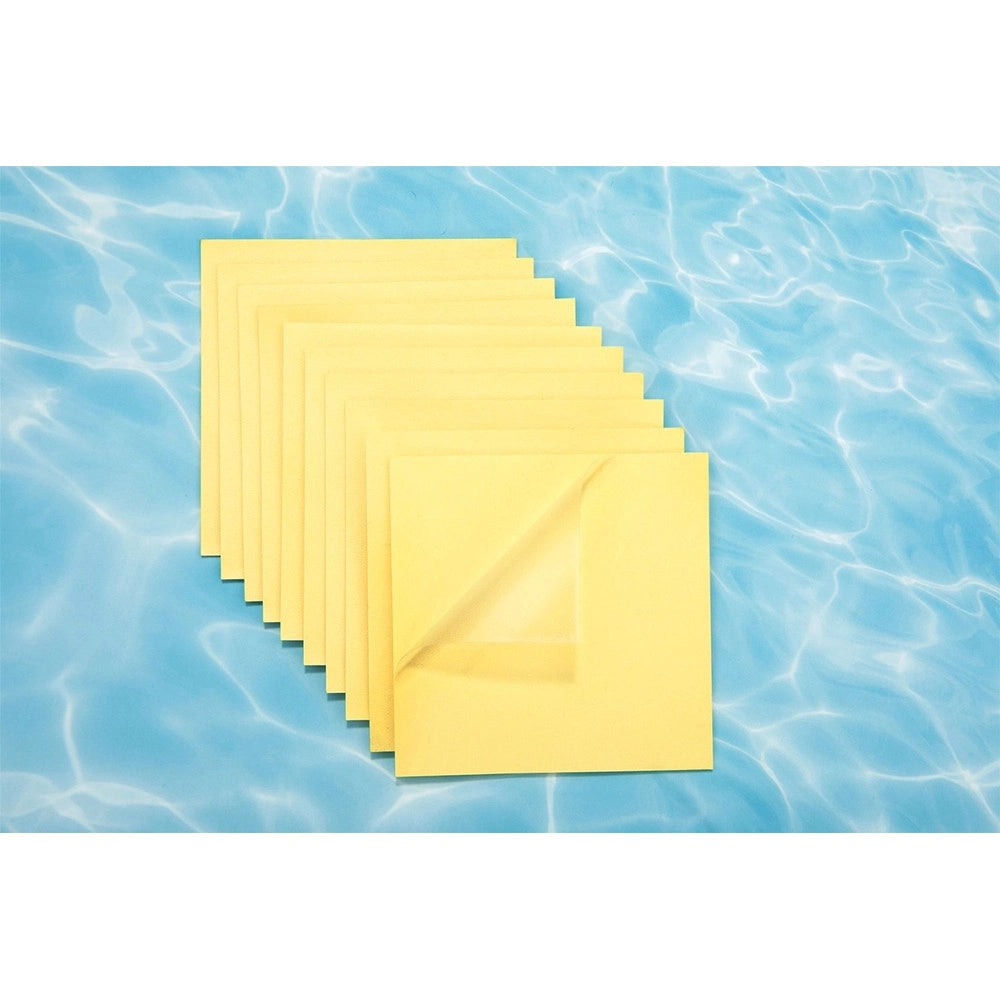 Trade Shop - Set 10pz Toppa Toppe Di Riparazione Strong Per Piscine Materassi Gonfiabili 62068 -