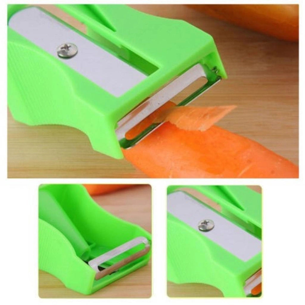 Trade Shop - Sbucciaverdure Tempera Carote Zucchine Pela Taglia Decorazione Affetta Verdure -