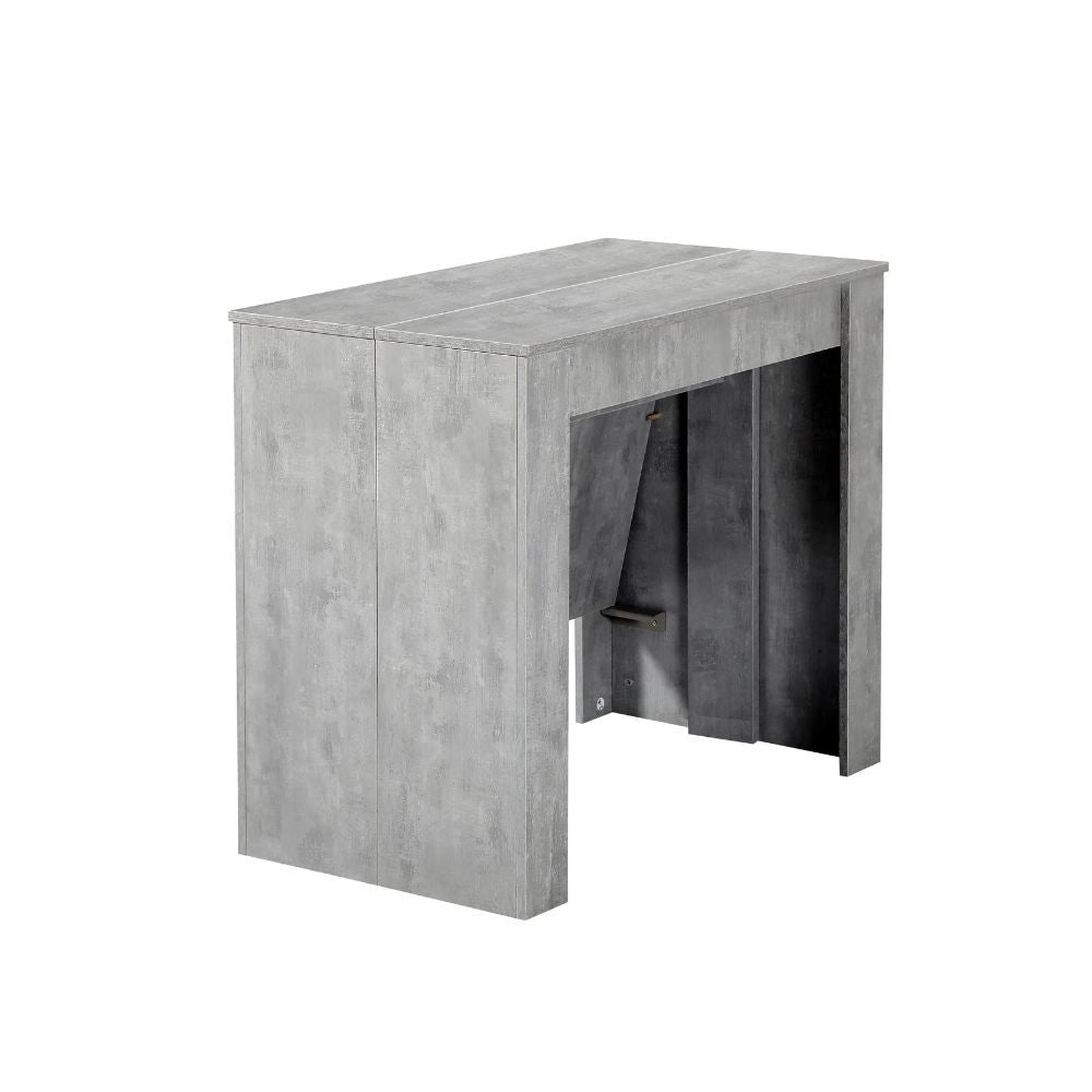 Consolle allungabile Ofelia 90x50x76h cm colore cemento