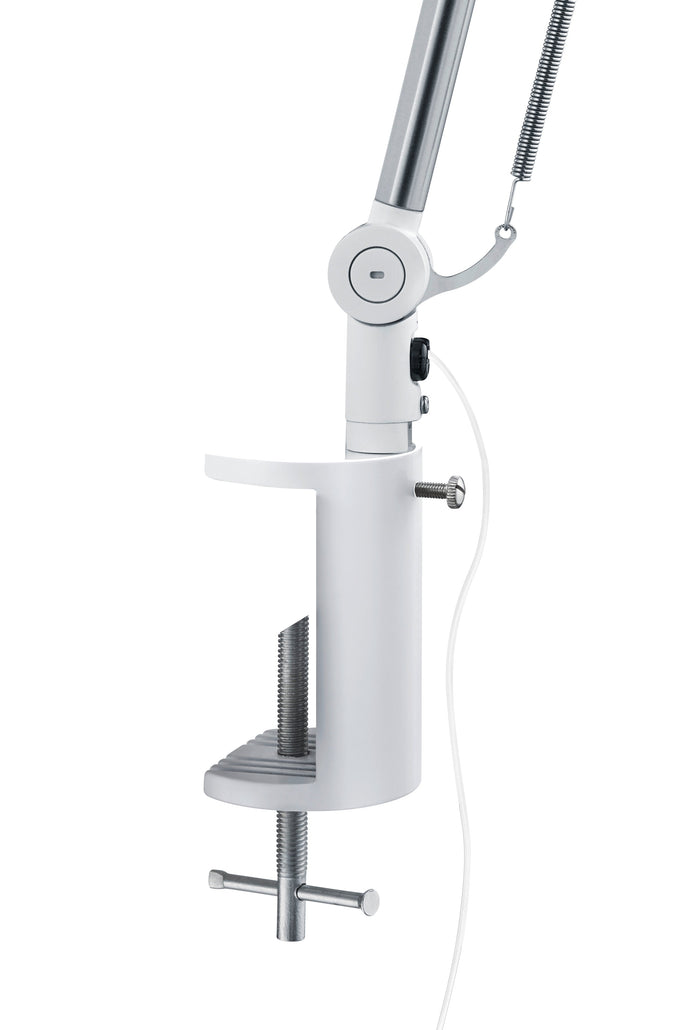 Lampada tavolo da Interno a LED in Metallo Bianco Opaco