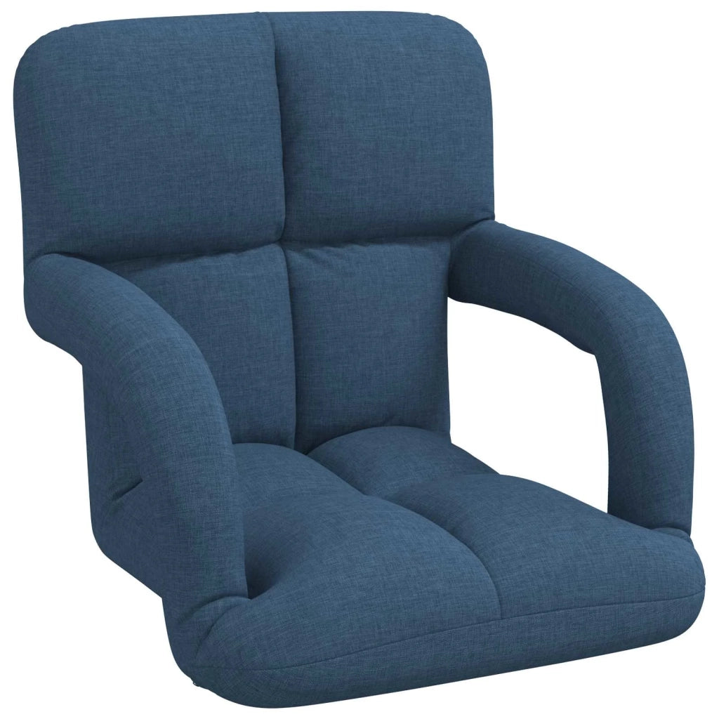 Sedia a pavimento regolabile Blu 58 x 62 x 58 cm Tessuto 42028131
