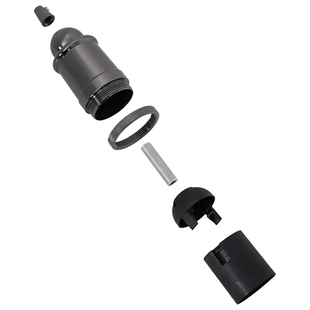 Portalampade 2 pz Nero Lucido E27 CFW2199721