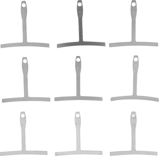 Gauge di Raggio Robusto - Altimetro delle Corde del Chitarrista per la Configurazione del Chitarrista e del Bassista - Gauge di Raggio per Chitarra