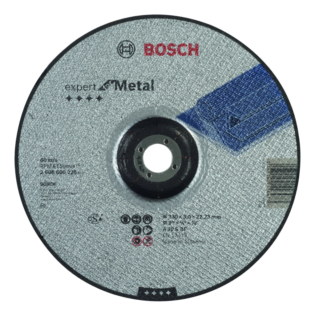 2608600226 - Mola da taglio a centro depresso Expert for Metal A 30 S BF, 230 mm, 3,0 mm