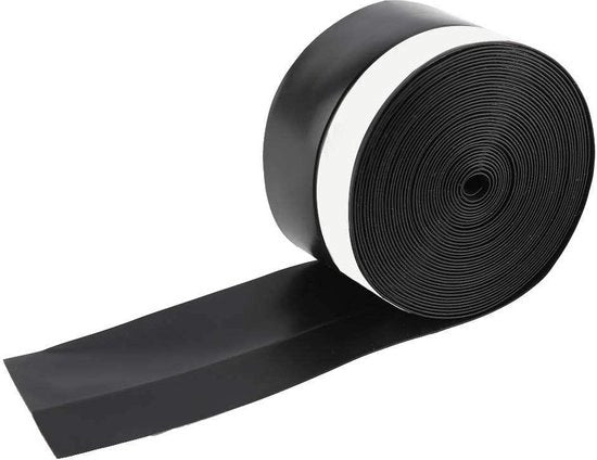 Afdichtstrip in gomma per porta o finestra - Strisce di sigillatura autoadesive - Nero