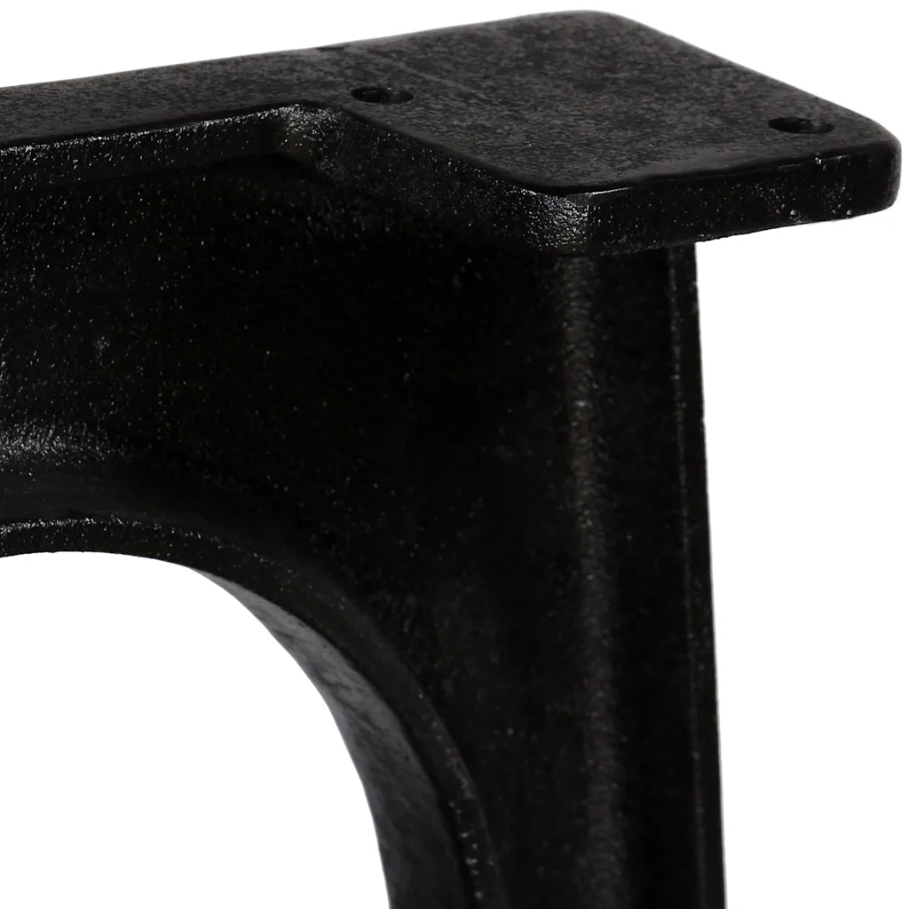 Gambe per Tavolino da CaffÃ¨ 2 pz Base ad Arco Forma di A Ghisa cod mxl 55708