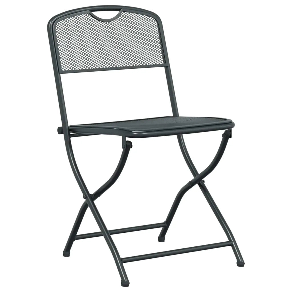 Set di Mobili da Esterno 5 pcs Antracite Ferro e Acciaio 3422896
