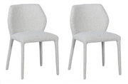 Set 2 Sedie da Soggiorno 50x55x77,5 cm in Poliestere Libby Rainy